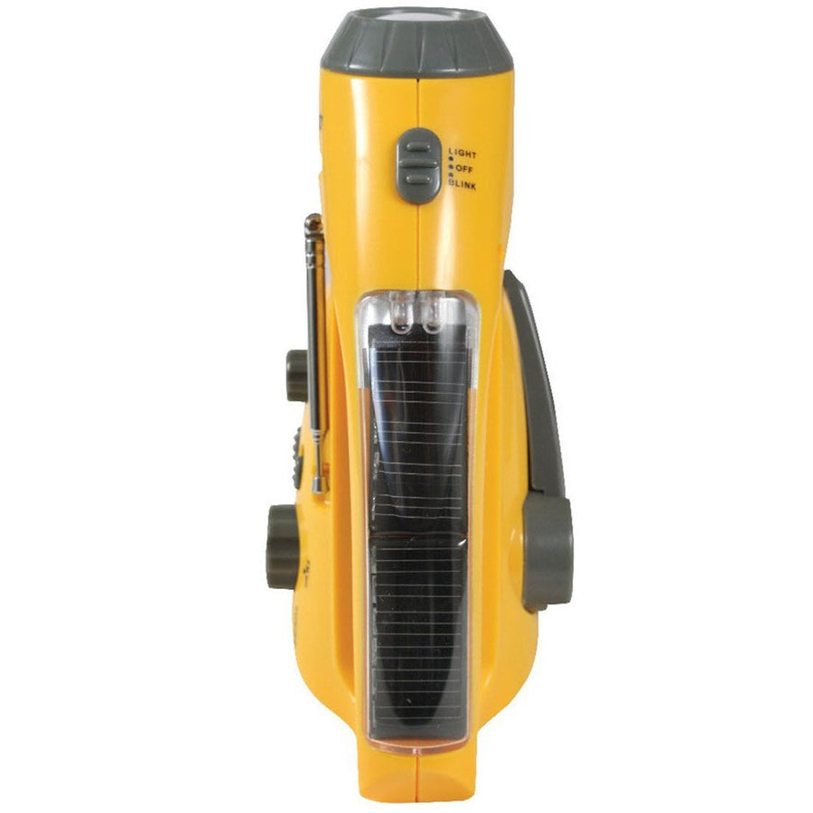 Rothco® Solar & Handcrank Powered Emergency Flashlight Radio