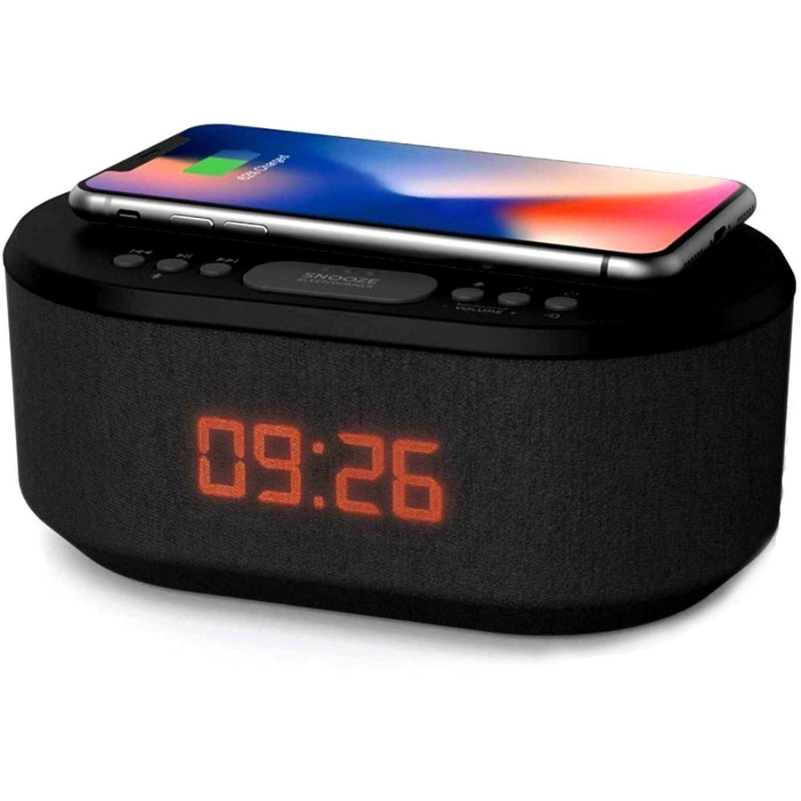 QI Smartphone Charger Clock Radio Hidden Spy Camera 4K UHD WiFi